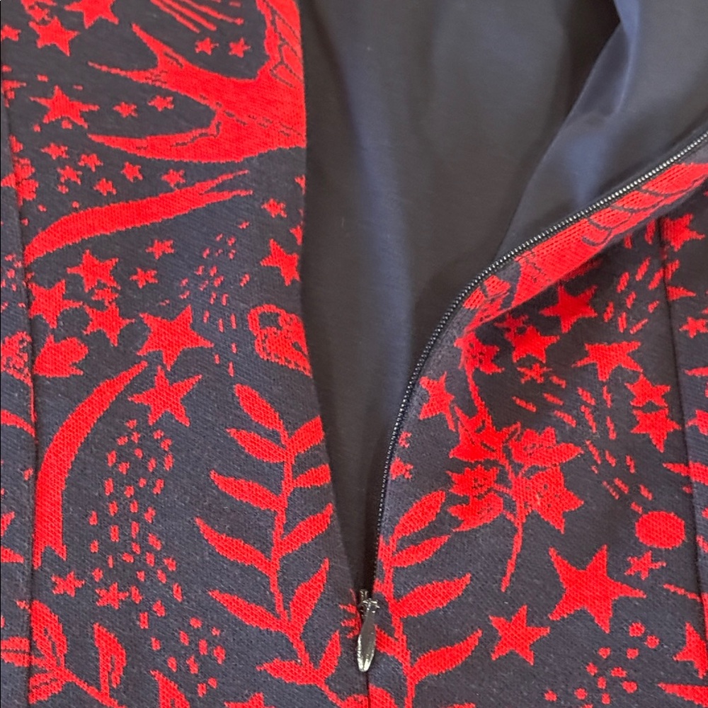 Boden Winifred Mystic wool land jacquard jersey knit dress - Picture 11 of 13